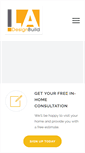 Mobile Screenshot of ladesignbuild.com